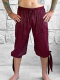 'Buccaneer Pants Silk' - Red