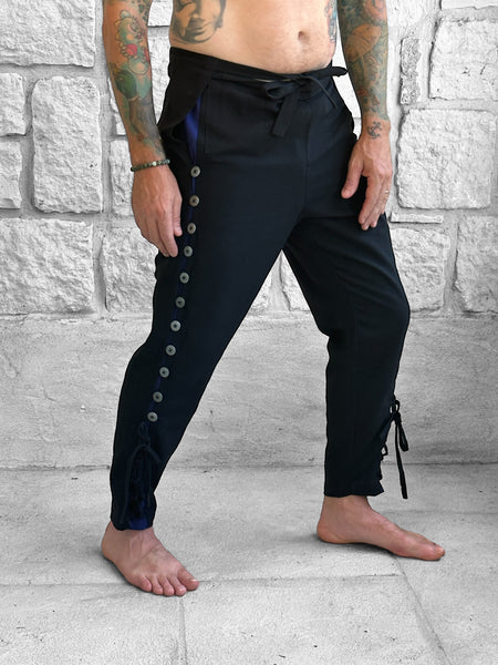 Navigator' Pants - Black/Blue – Zootzu Garb
