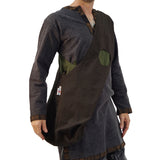 'Monk Bag' Medieval Messenger Bag - Green/Brown