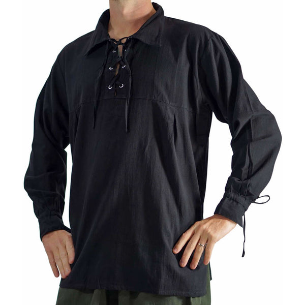Renaissance Shirt' - Black – Zootzu Garb