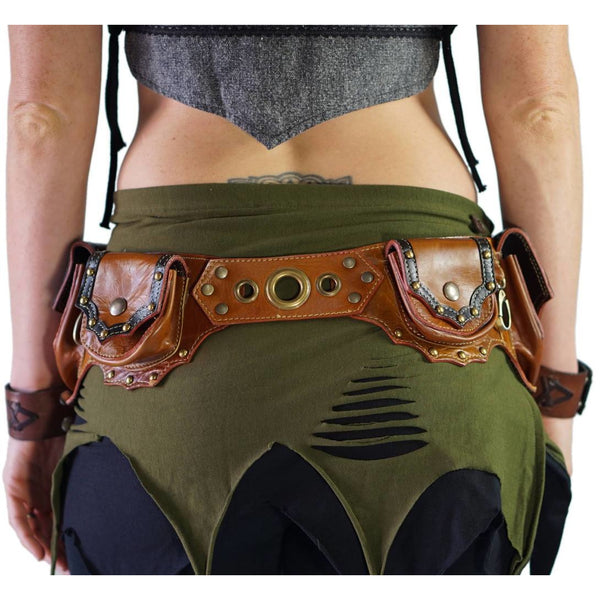 Grande' Boho Leather Utility Belt - Light Brown – Zootzu Garb Grande' Boho Leather Utility Belt - Light Brown – Zootzu Garb