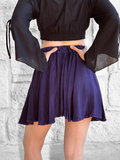 SALE! ‘Short Pixie Skirt' Embroidered Rayon - Purple
