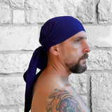 'Pirate Bandana' Medieval Hat - Dark Blue