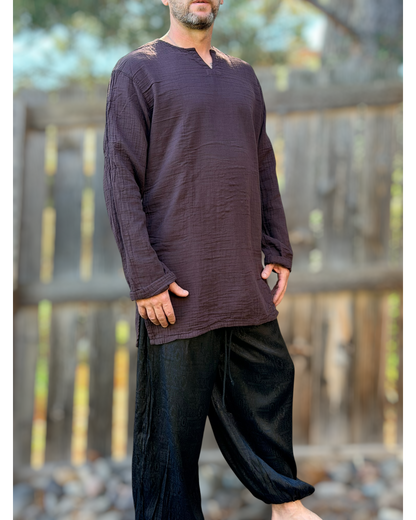 Undershirt - Crinkle Brown