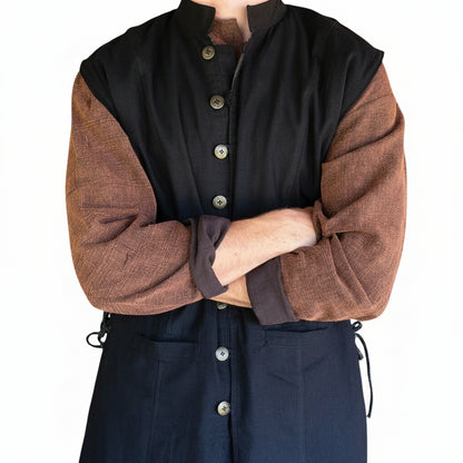Medieval Duster - Black/Stone Black