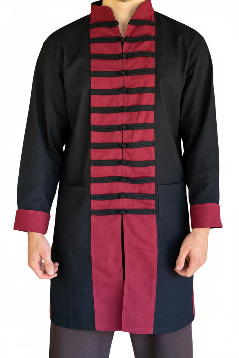 Naval Shirt Long Sleeve - Red