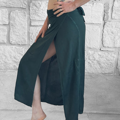 Wrap Skirt Long - Green