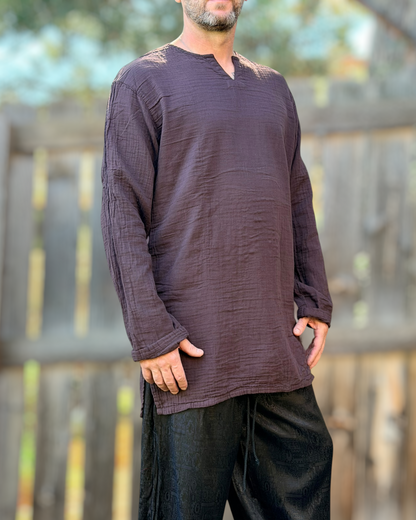 Undershirt - Crinkle Brown