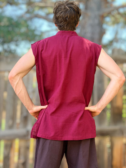 SUPERLIGHT SLEEVELESS - Dark Red