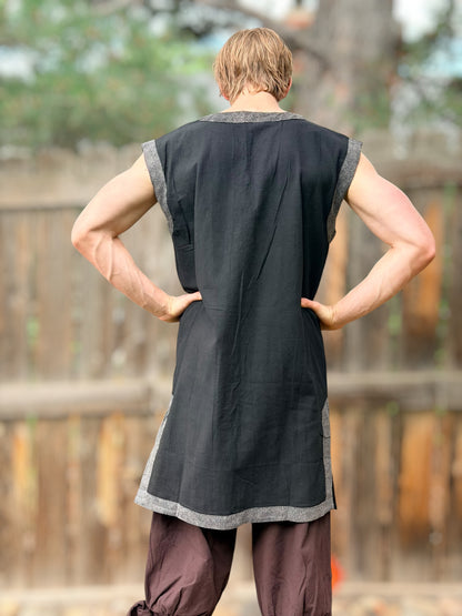 VIKING TUNIC Sleeveless - Black