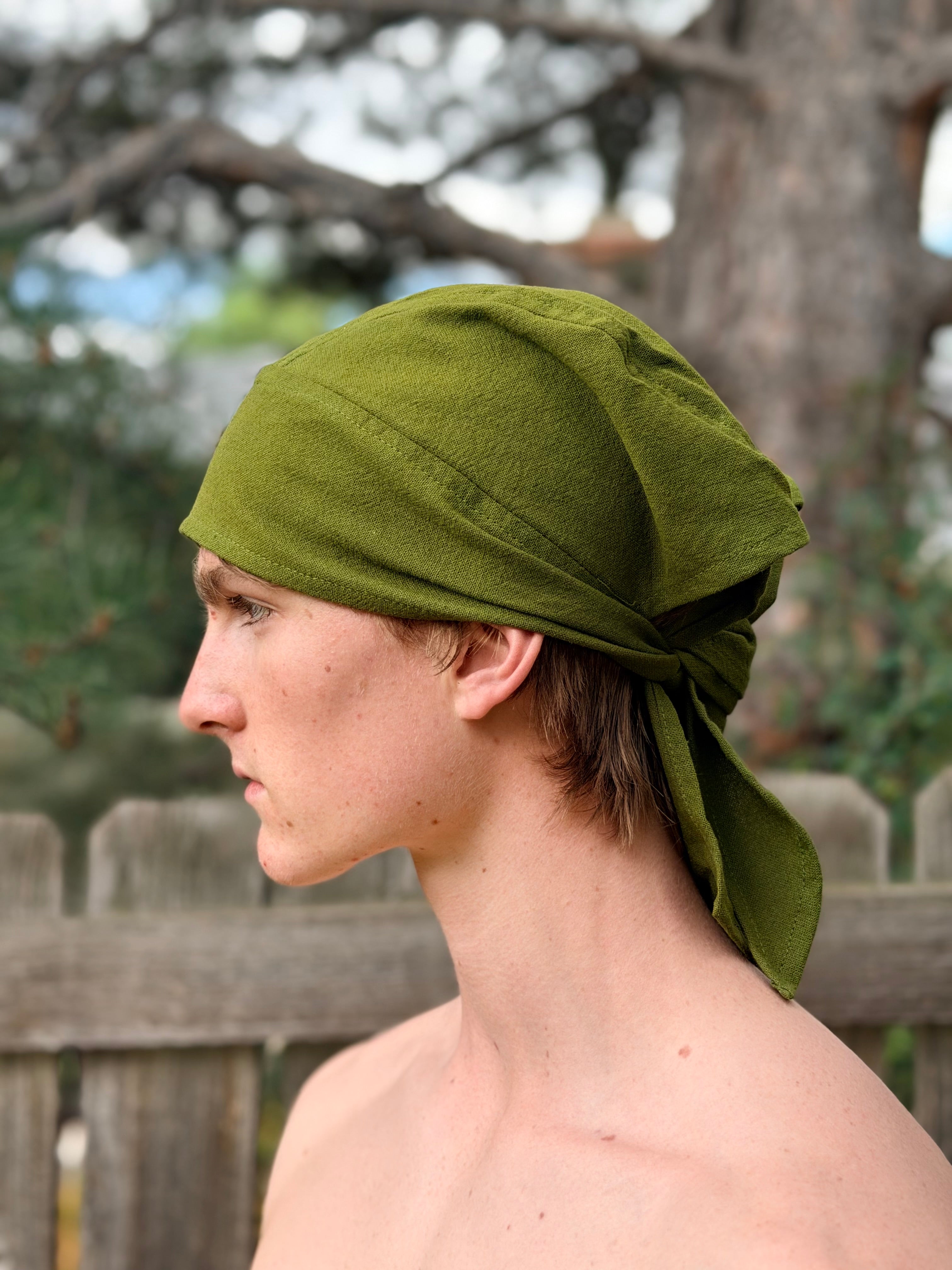 Bandana Hat Cotton - Green