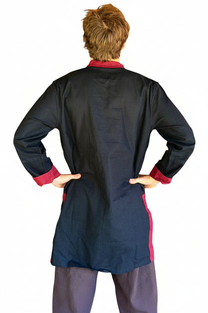 Naval Shirt Long Sleeve - Red