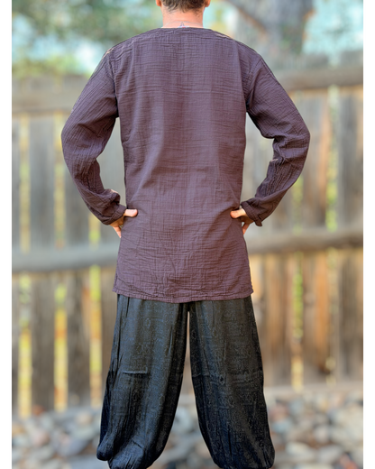 Undershirt - Crinkle Brown