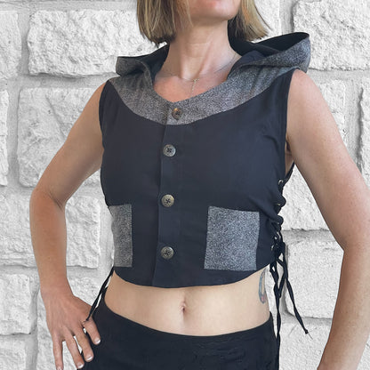 Sprite Vest - Black/Stone Black