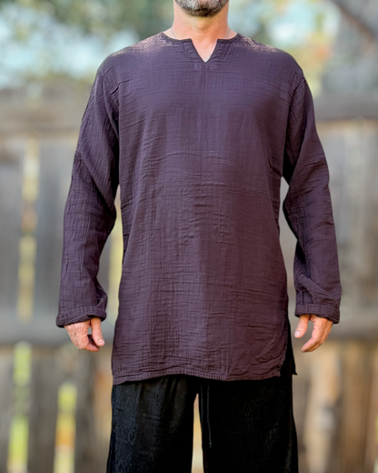 Undershirt - Crinkle Brown