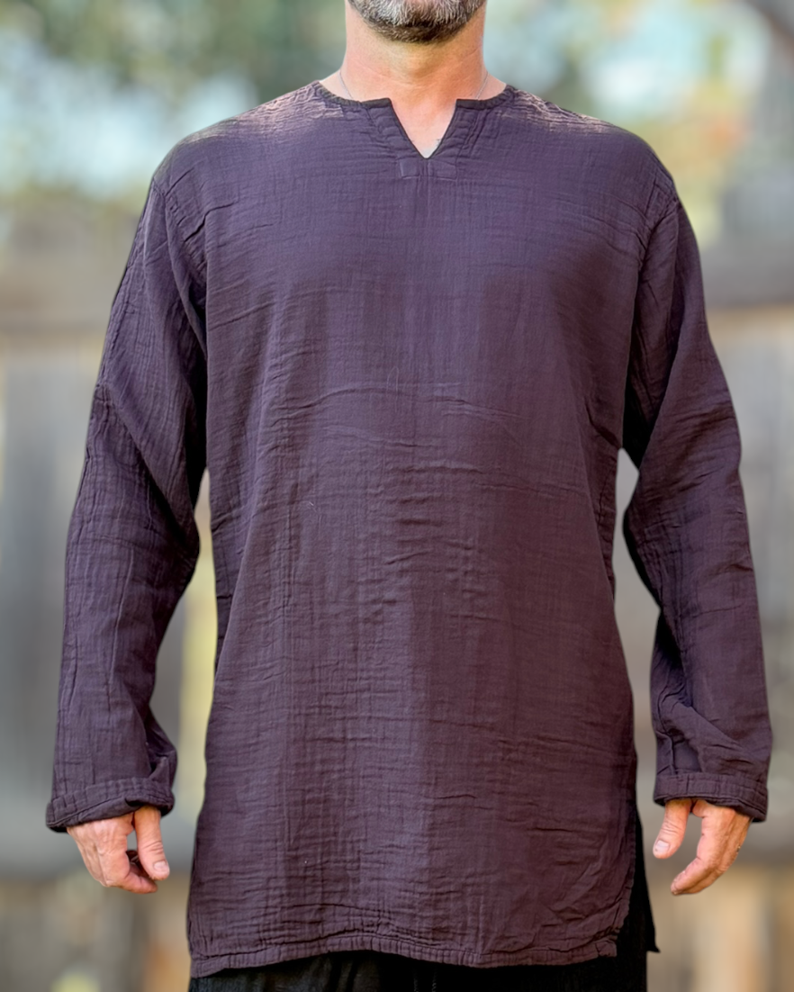 Undershirt - Crinkle Brown