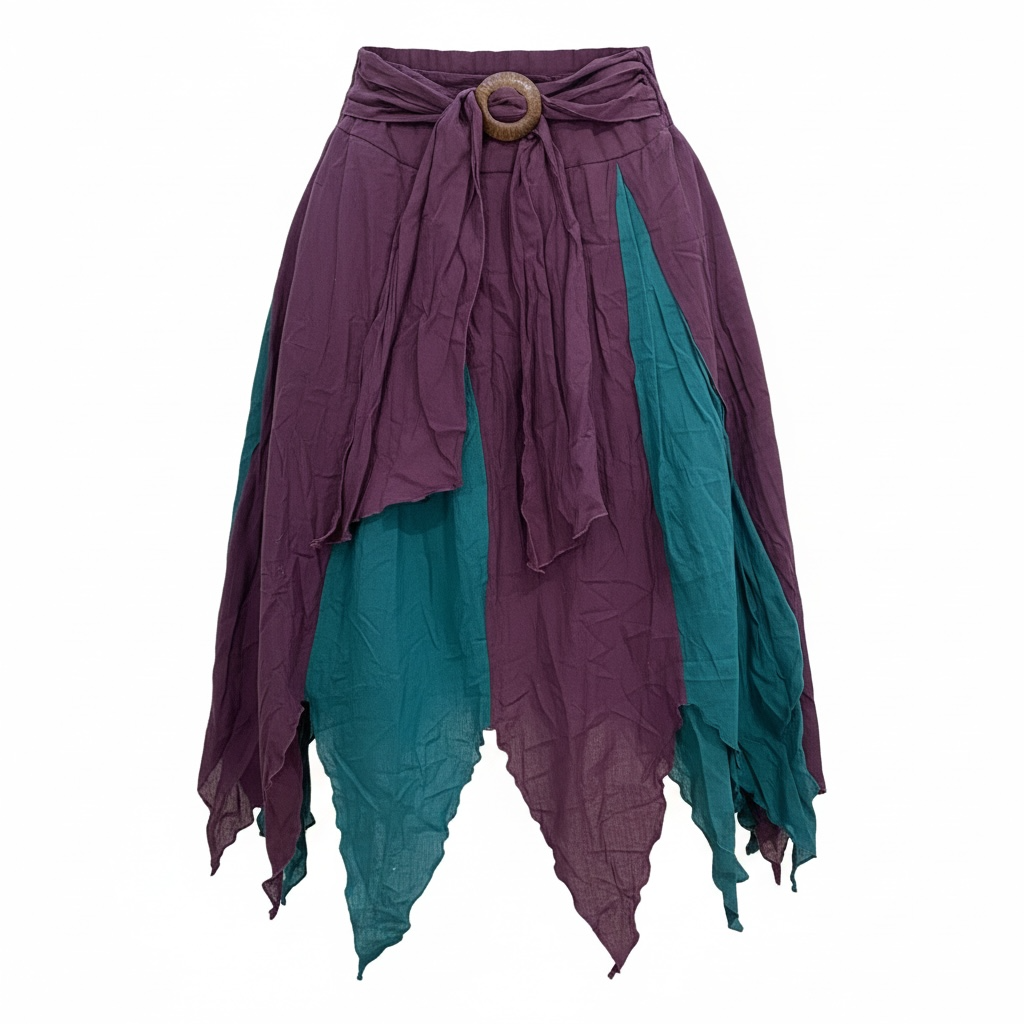 Petal Skirt - Purple/Teal