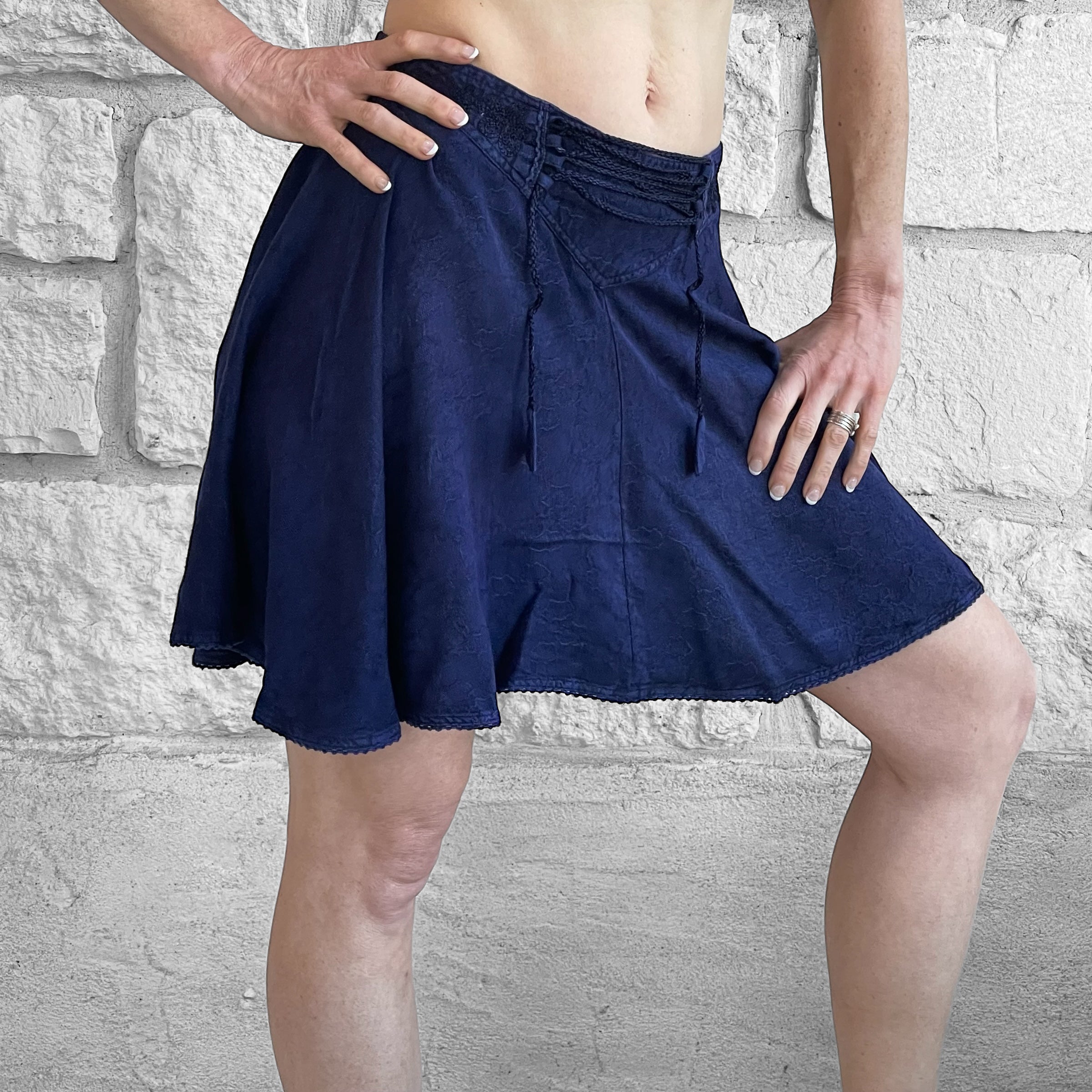 Short Pixie Skirt - Blue