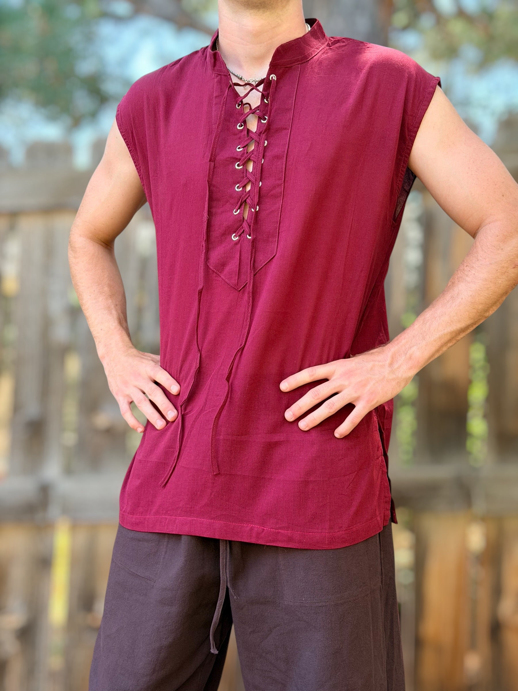 SUPERLIGHT SLEEVELESS - Dark Red