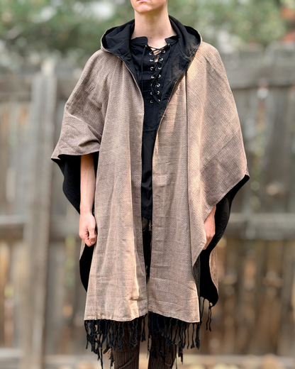 MANTLE WRAP - Elipse Brown