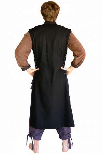 Medieval Duster - Black/Stone Black