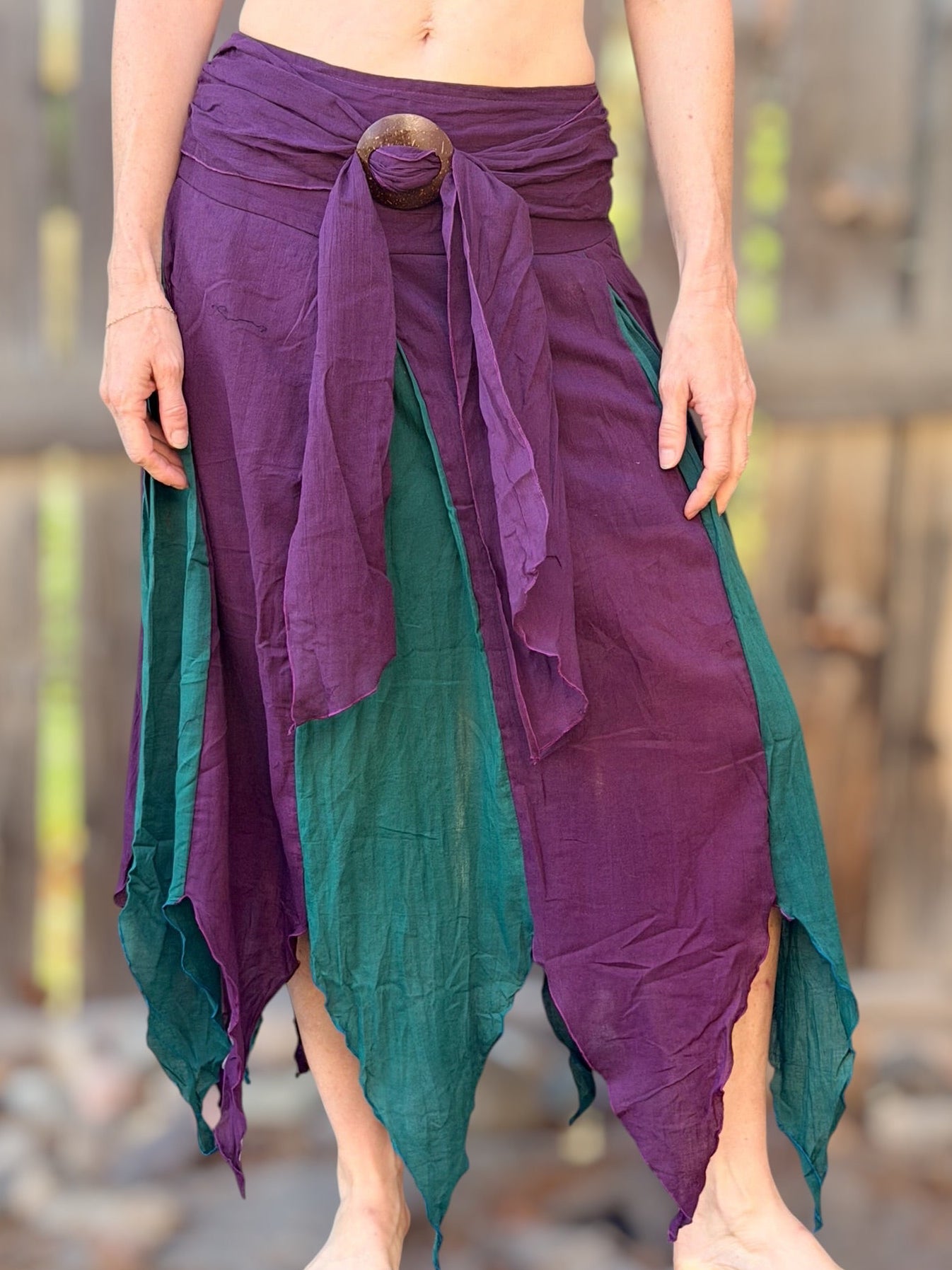 Petal Skirt - Purple/Teal