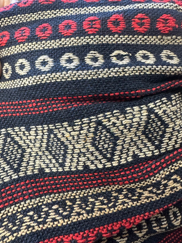 'Baggy Pirate Pants' - tan/red/black