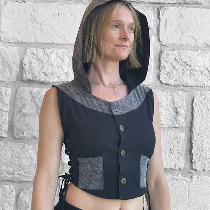 Sprite Vest - Black/Stone Black