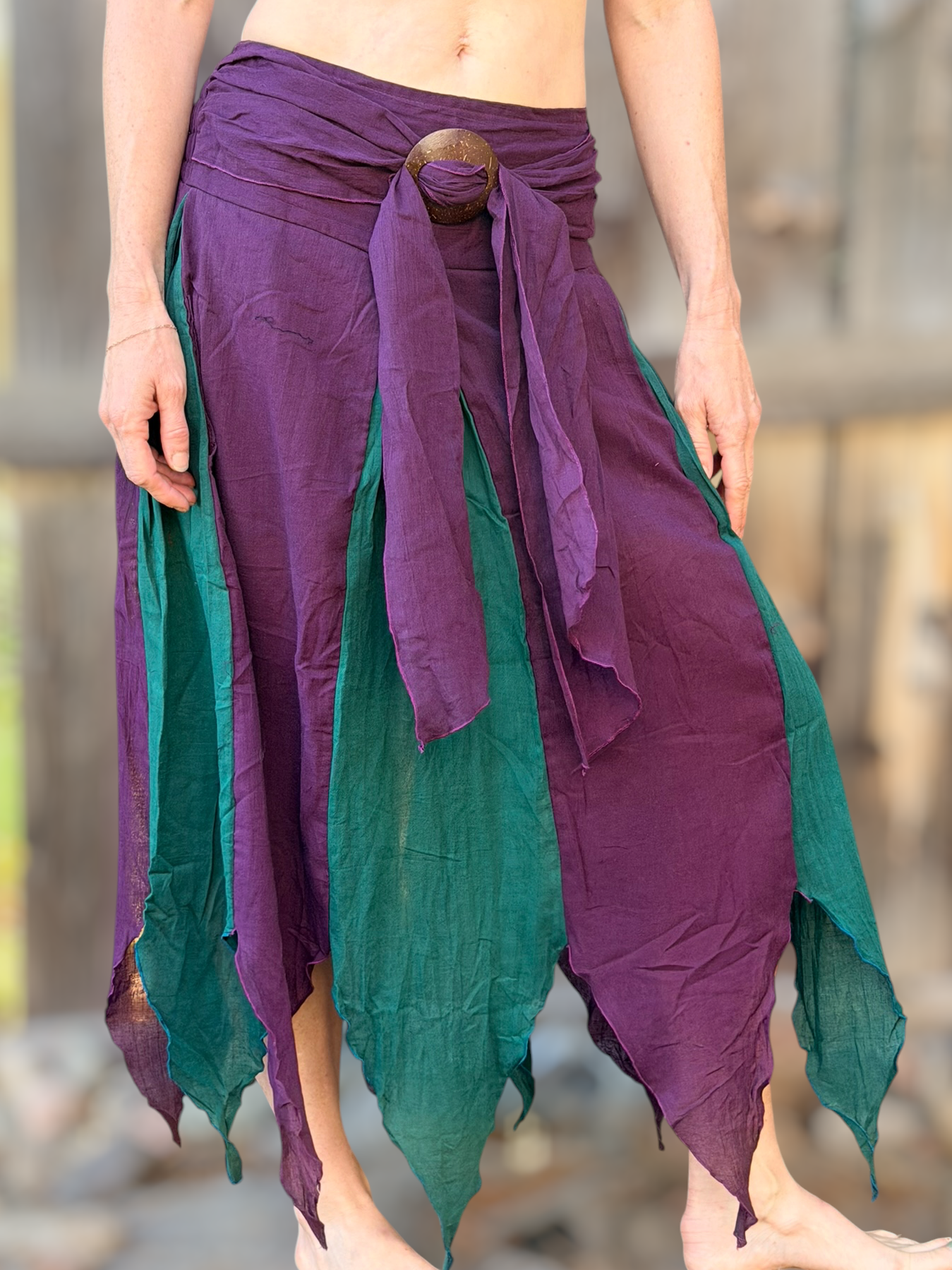 Petal Skirt - Purple/Teal