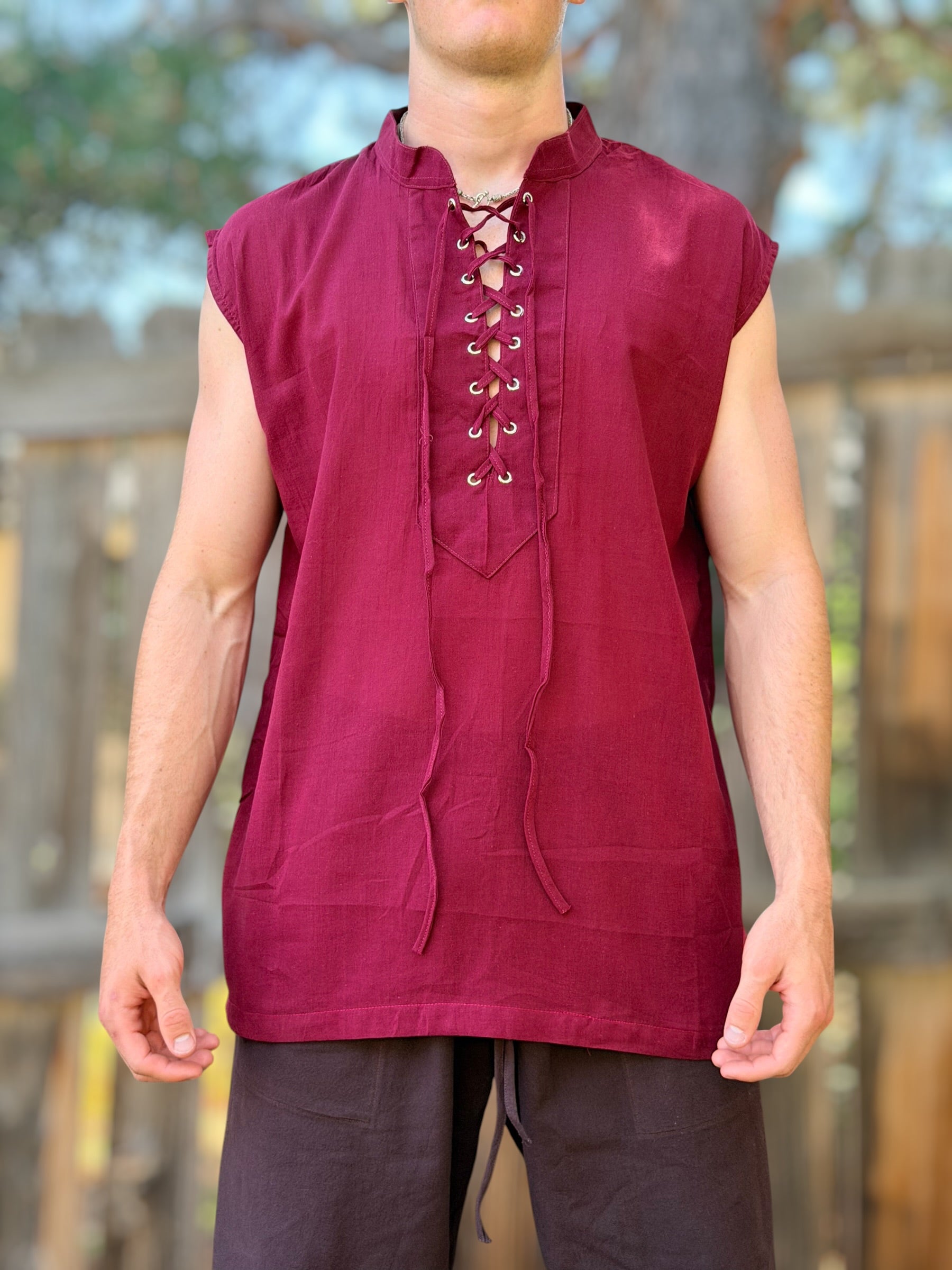 SUPERLIGHT SLEEVELESS - Dark Red