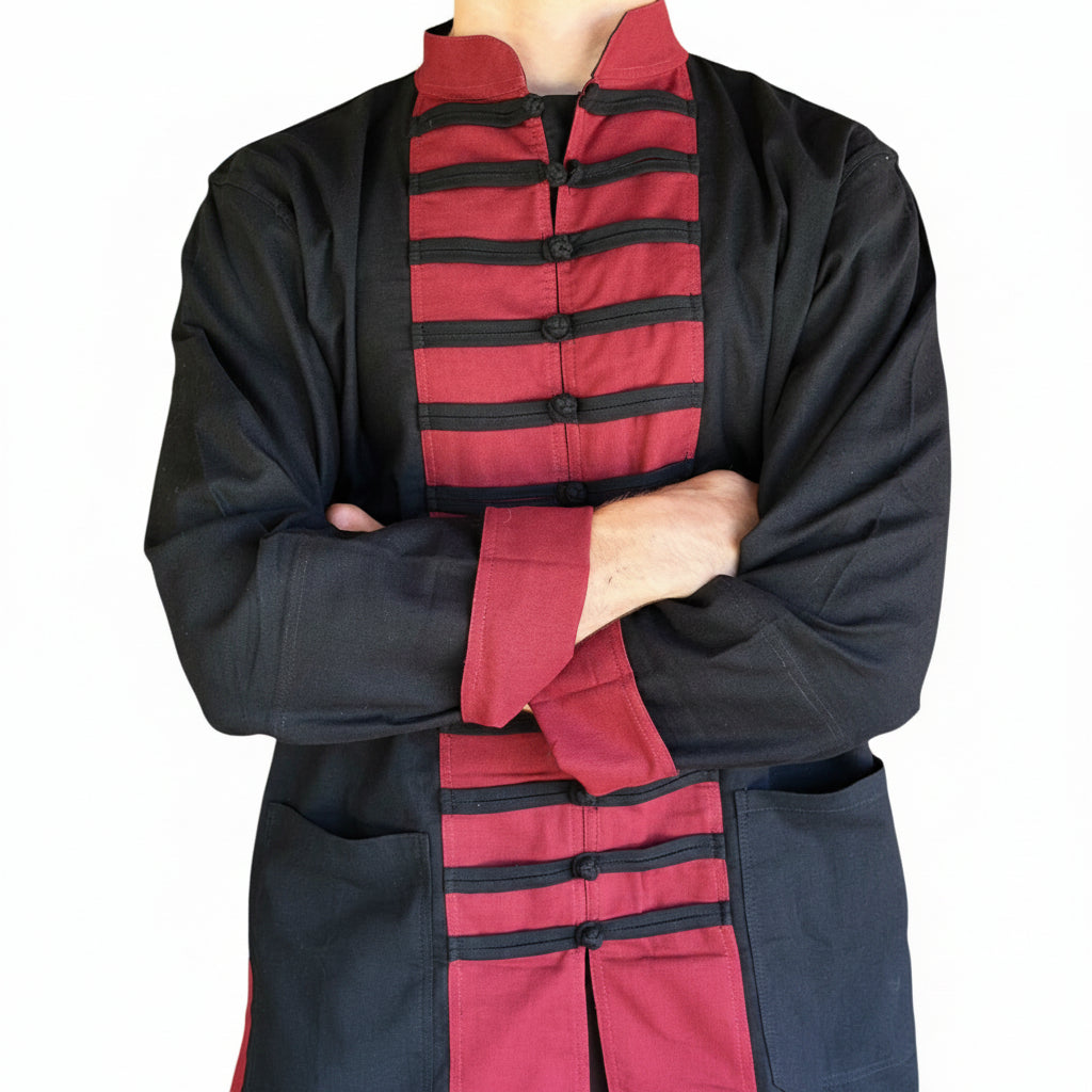 Naval Shirt Long Sleeve - Red
