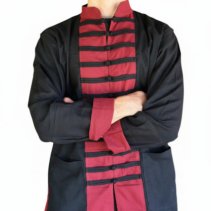 Naval Shirt Long Sleeve - Red