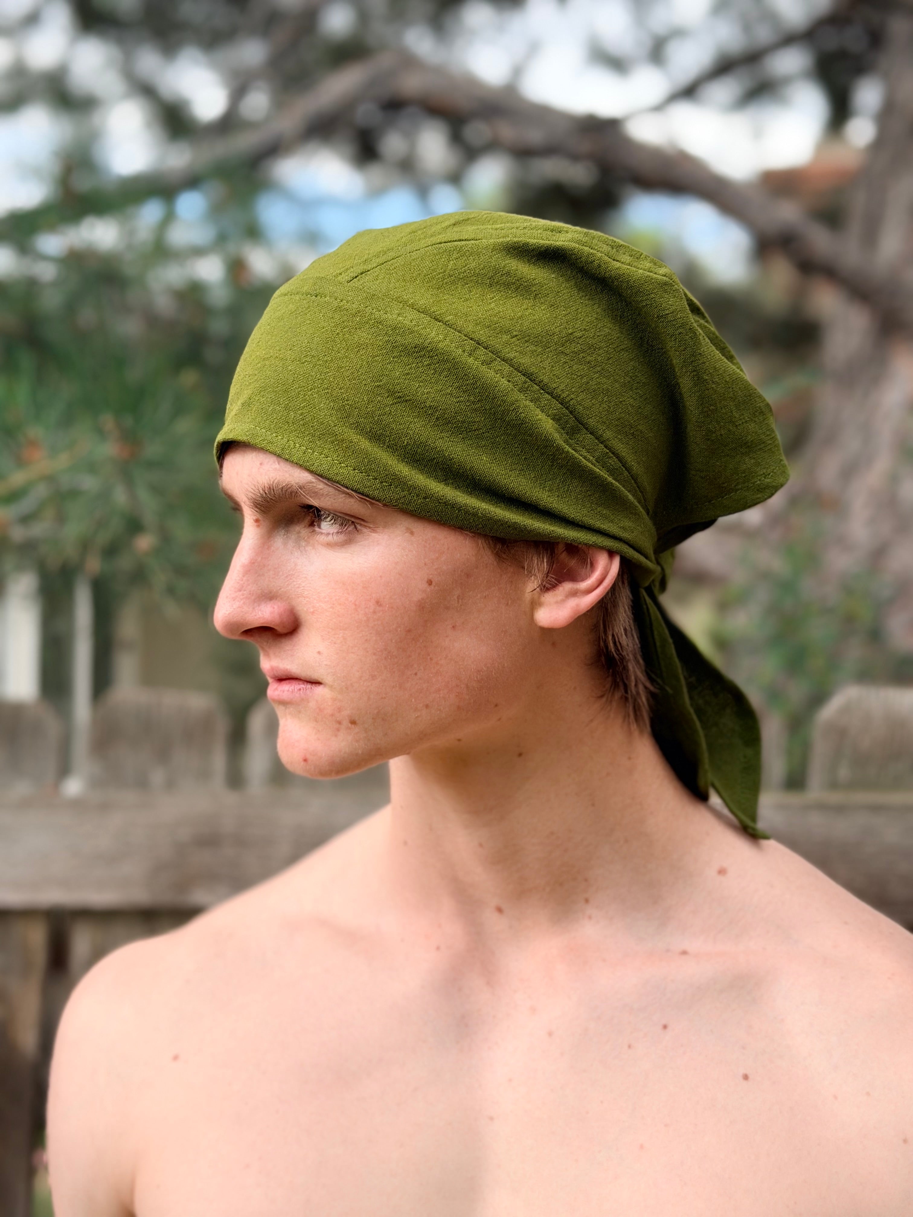 Bandana Hat Cotton - Green
