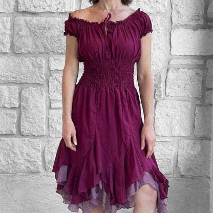Willow Dress SS - Maroon