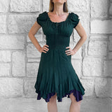 'Willow' Rayon Dress - Green