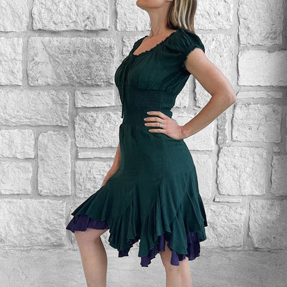 Willow Rayon Dress - Green