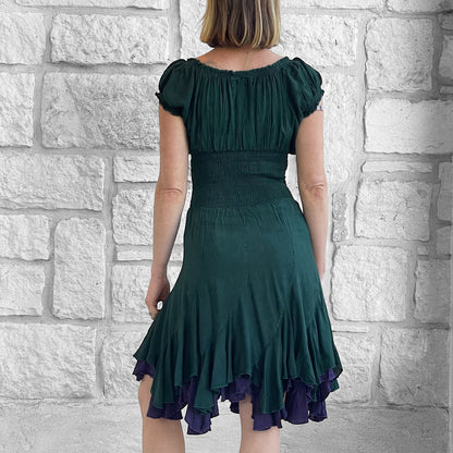 Willow Rayon Dress - Green
