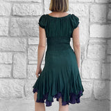 'Willow' Rayon Dress - Green