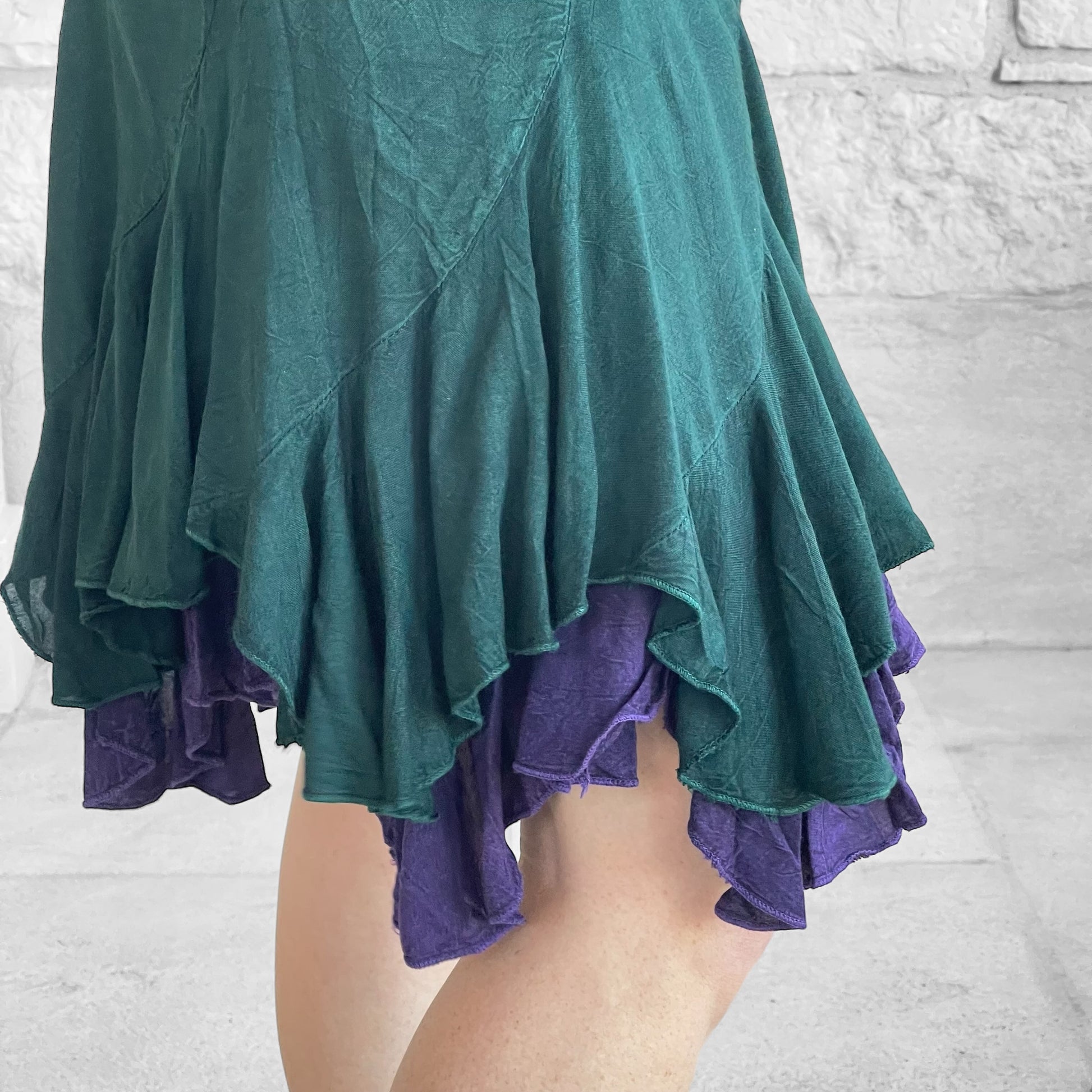 green emerald velvet dress Joanie Smocked Dress main image 0