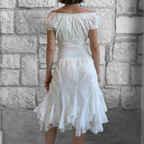 'Willow' Renaissance Dress - White