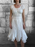 'Willow' Renaissance Dress - White