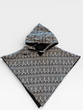 Hooded Cowl - Black/White