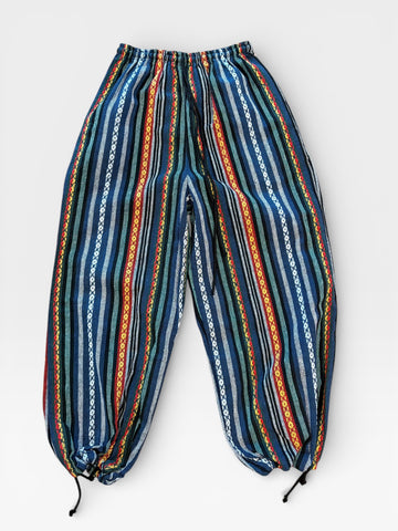 Baggy Pants-  Blue/Red/Yellow