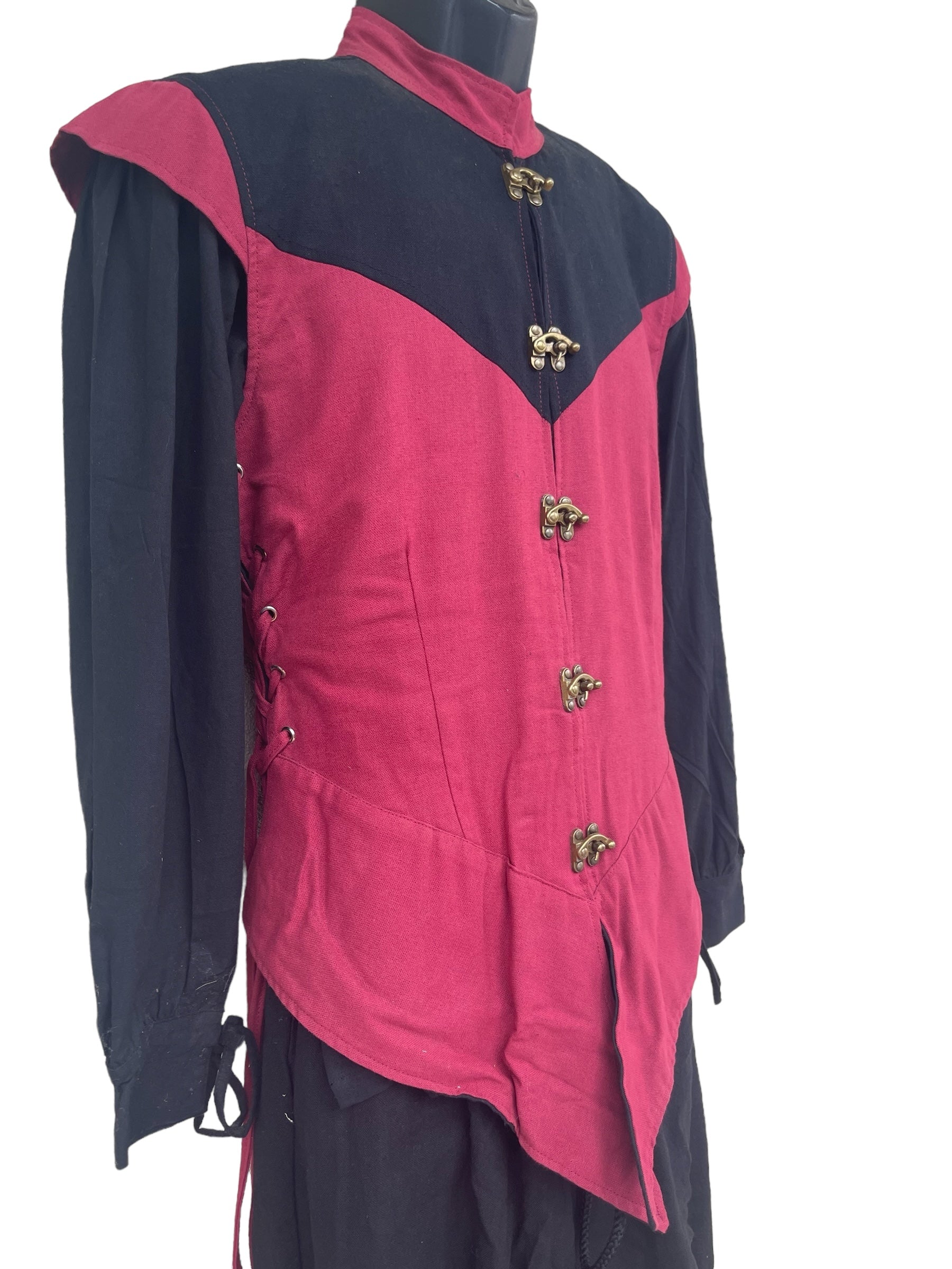 Doublet Vest  - Red/Black