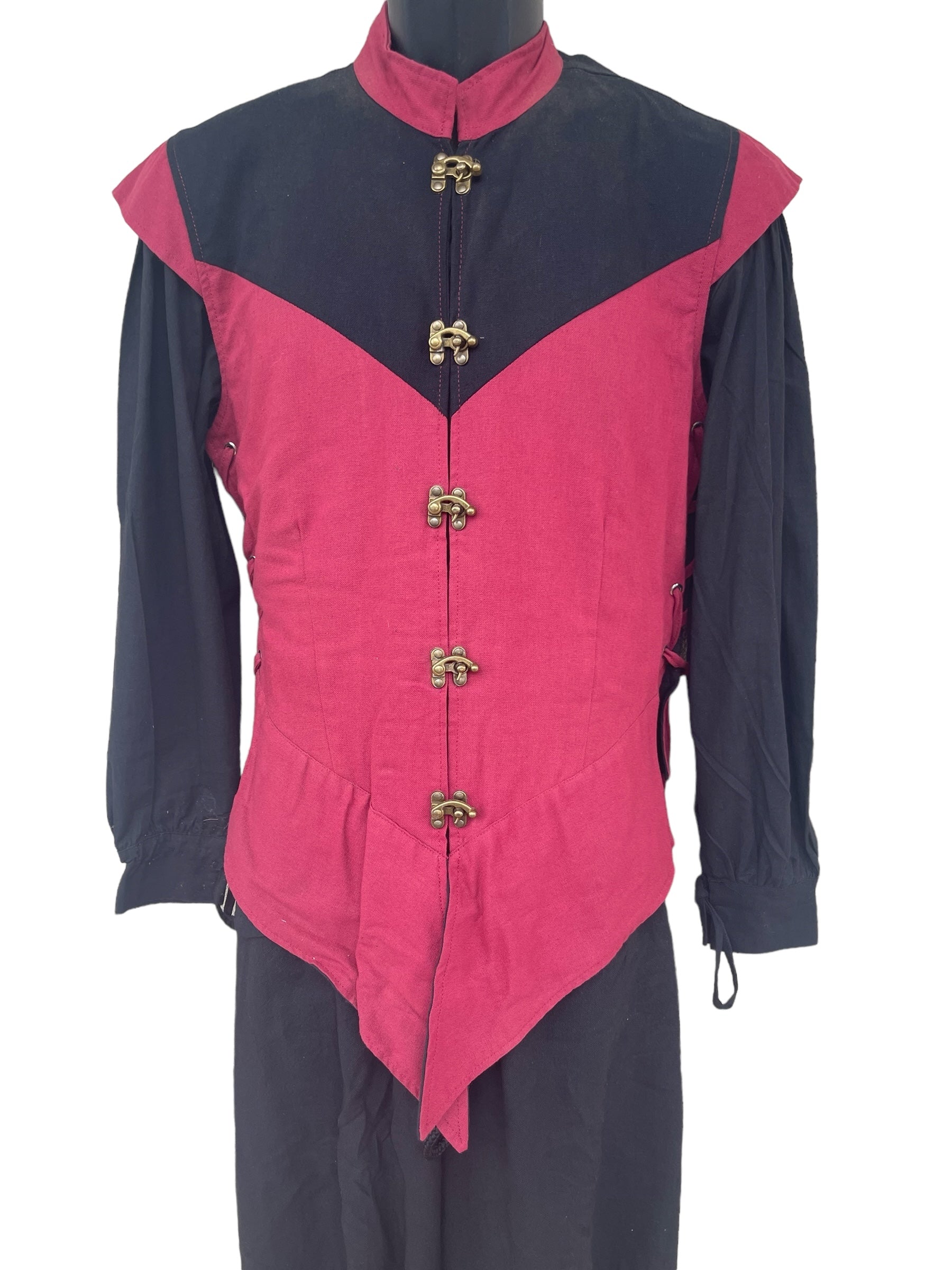 Doublet Vest  - Red/Black