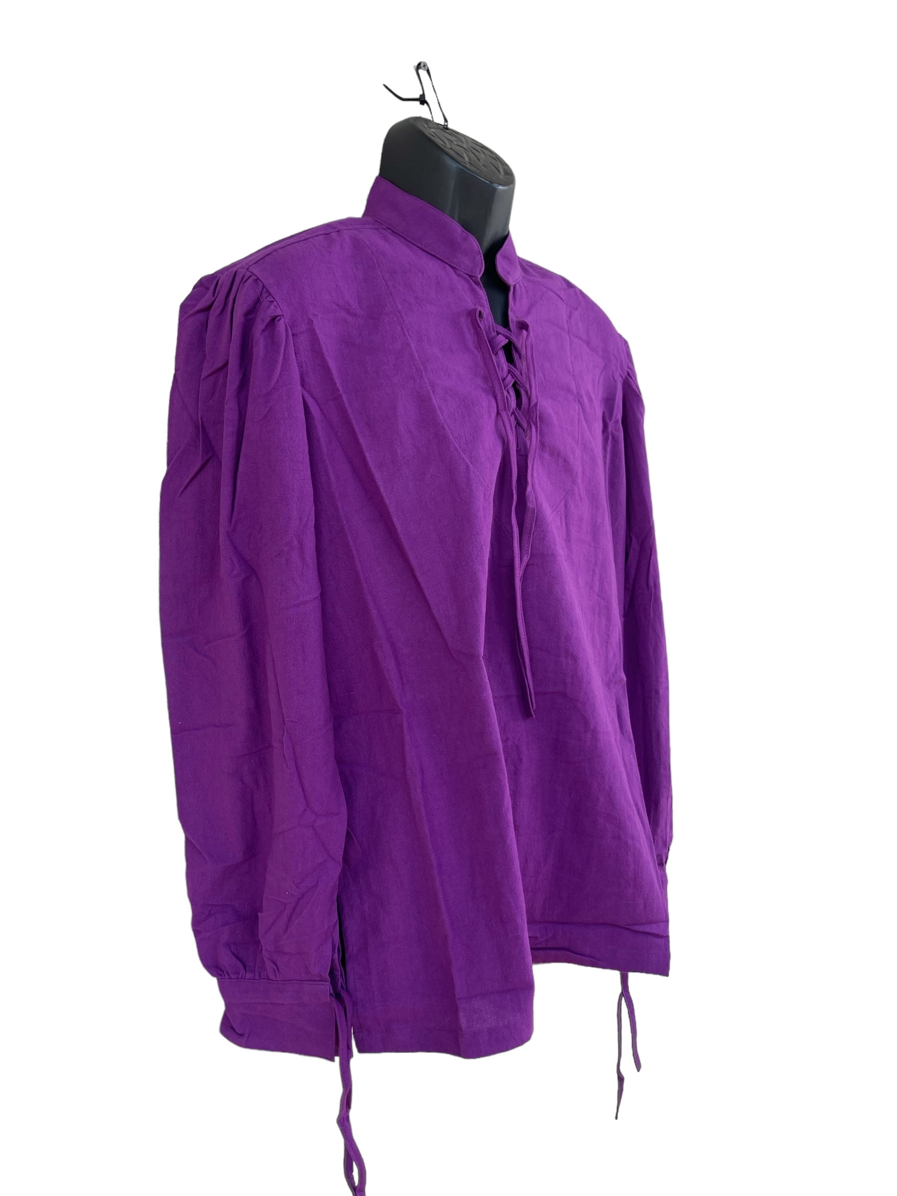 Merchant Shirt High Collar - Purple