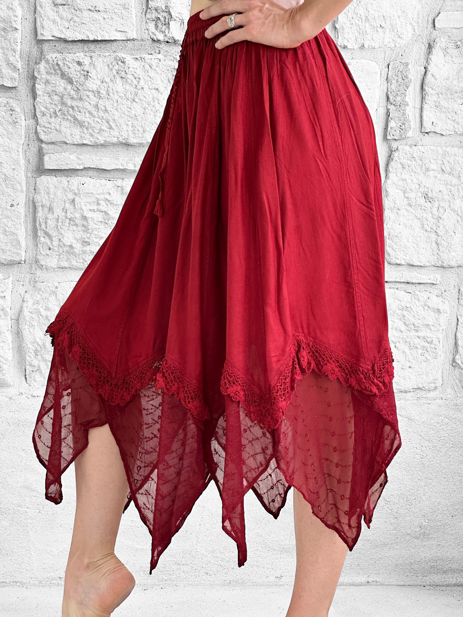 Folly Skirt - Red