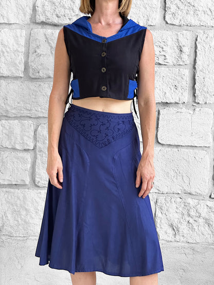 Sprite Vest - Blue/Black