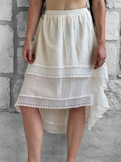 Goddess Skirt - Cream/Off White