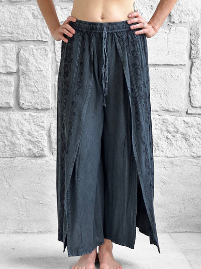 Palazzo Pants - Grey